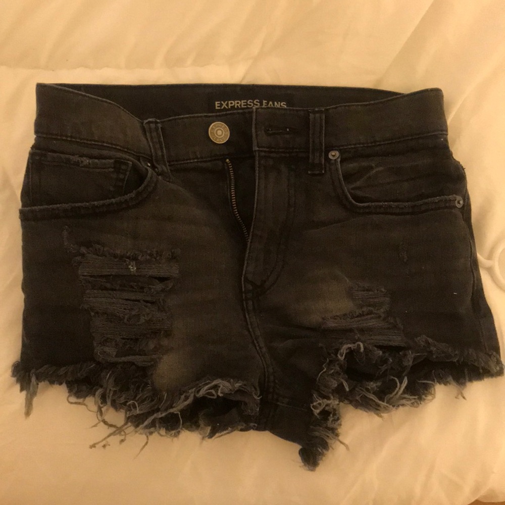 Express jean shorts